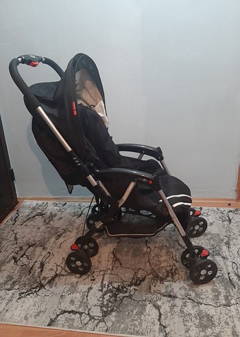 Koyu Siyah Bebek Arabası - Görsel 2