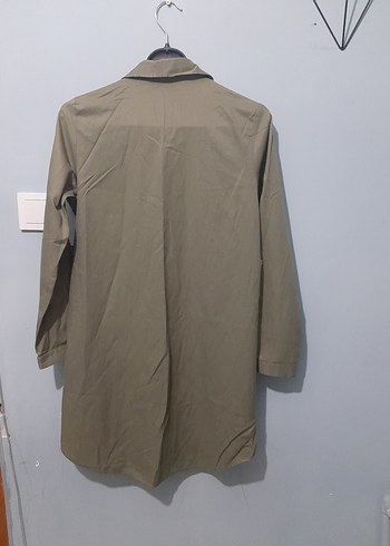 Düğmeli  Kısa Kadın Pantolon - Görsel 4