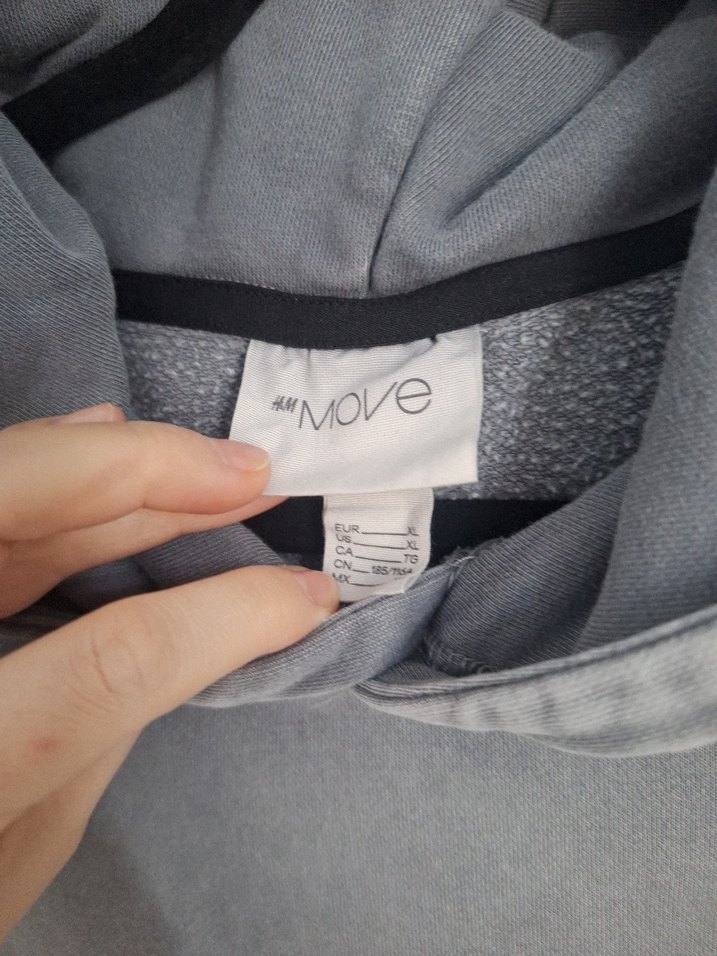 Gri Kolsuz Kapüşonlu Sweatshirt - Görsel 3