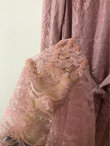 Pembe abiye - Görsel 4