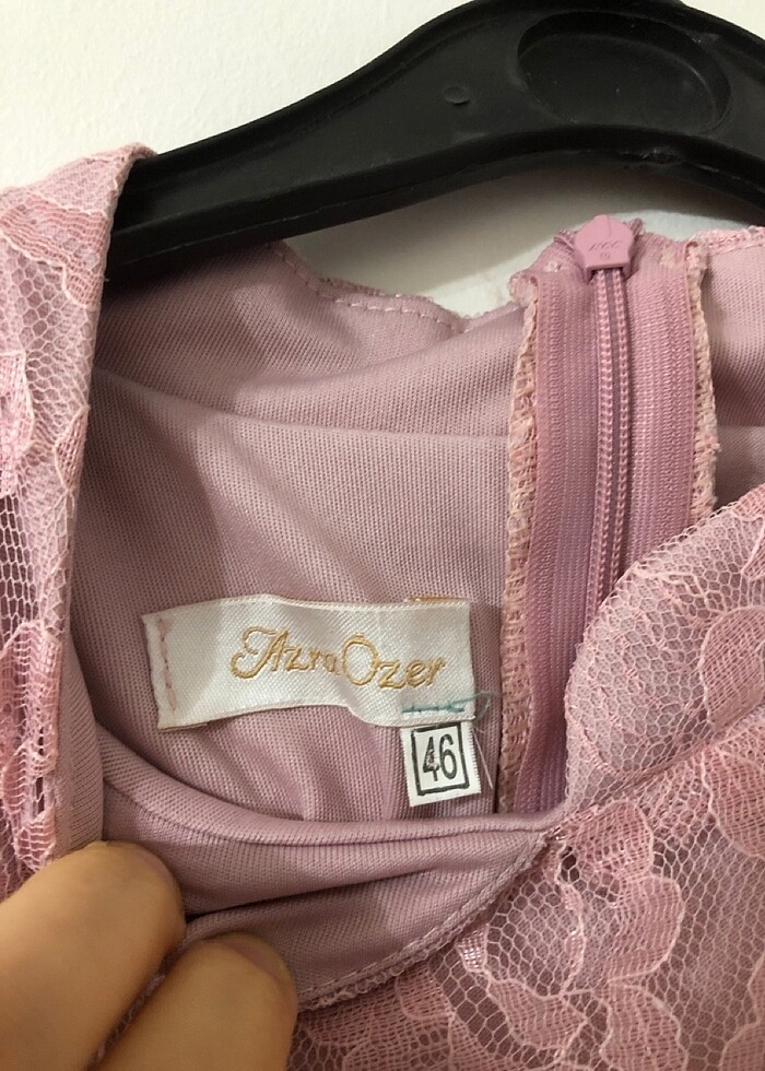 Pembe abiye - Görsel 3