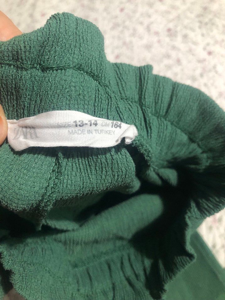 Kız çocuk salaş pantolon - Görsel 3