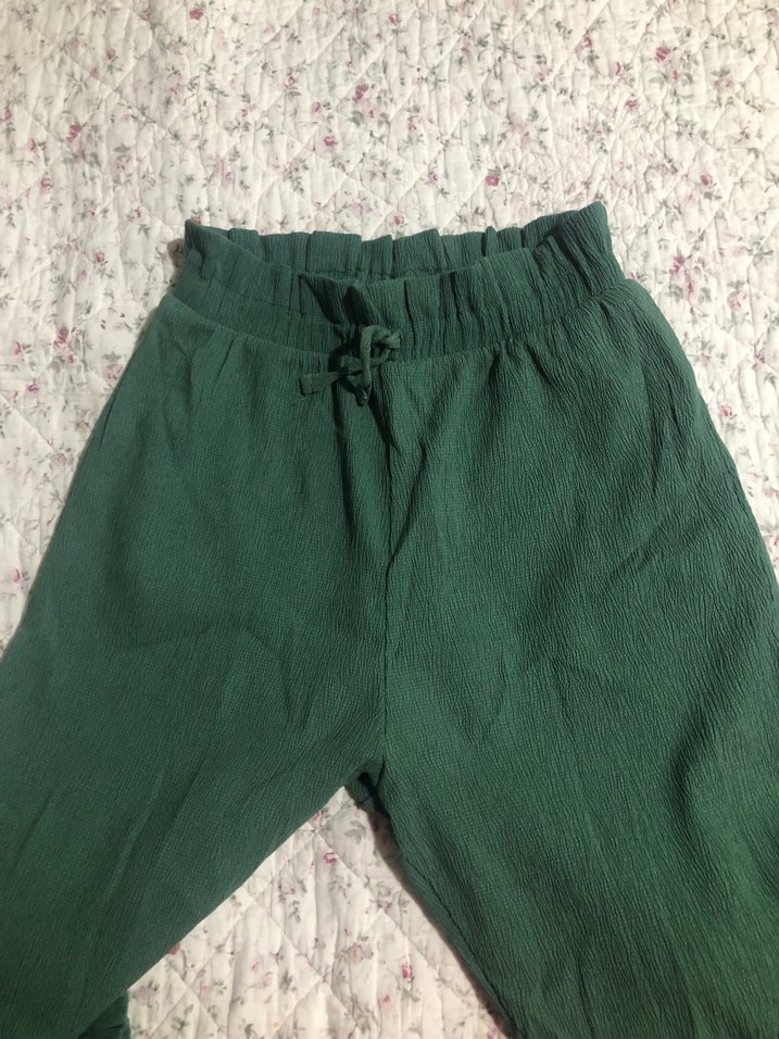 Kız çocuk salaş pantolon - Görsel 2