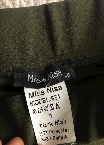 Haki Kadın kalem Etek - Görsel 3