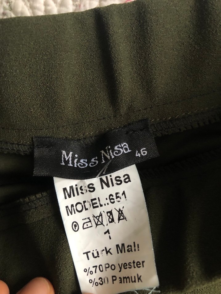 Haki Kadın kalem Etek - Görsel 3