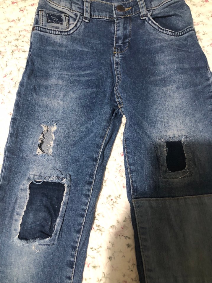 Erkek Çocuk Mavi Kot Pantolon - Görsel 3