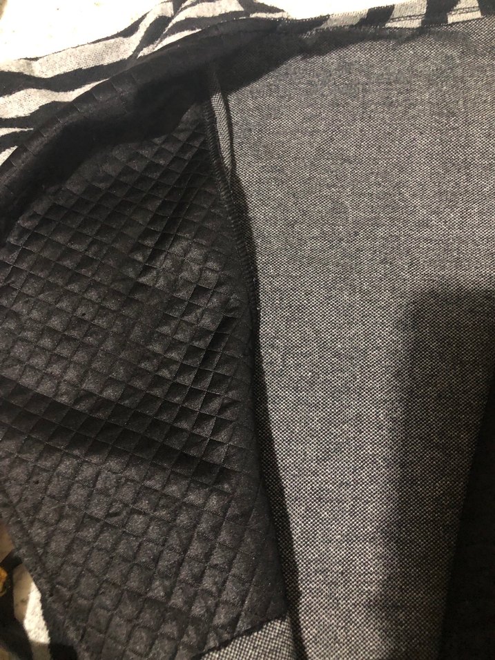 Gri Zebra Desenli Uzun Kollu Kadın hırka - Görsel 4