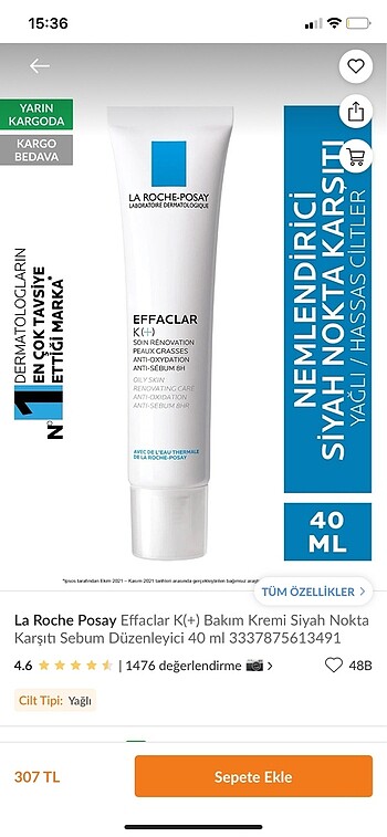 La Roche Effeclar K+