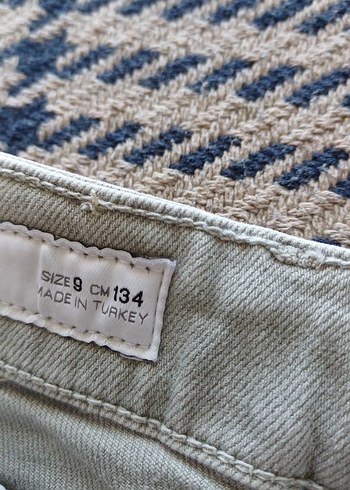 Zara Gri Erkek Çocuk Kemerli Kot Pantolon