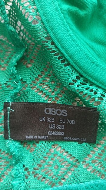 xs Beden yeşil Renk Büstiyer sudyen