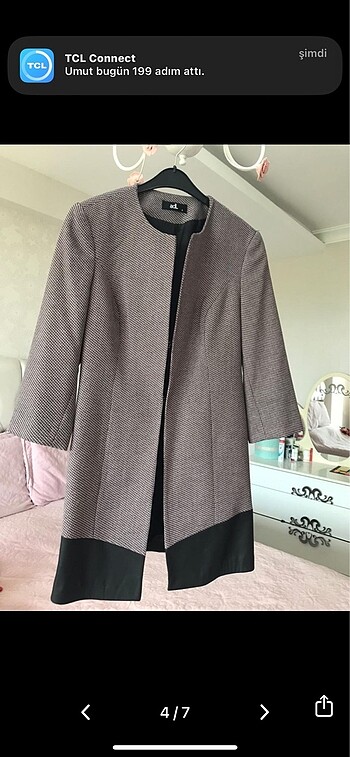 s Beden siyah Renk Deri detaylı blazer çeket