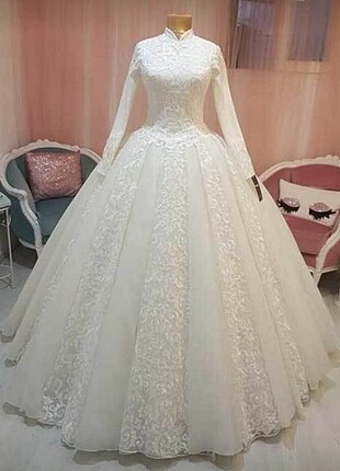 Prenses model gelinlik 