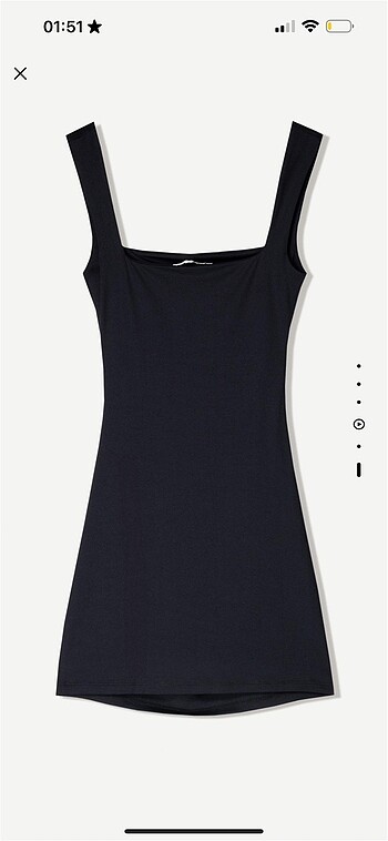 s Beden siyah Renk bershka mini siyah elbise