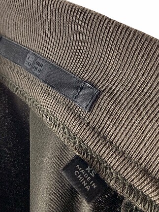 xs Beden haki Renk Saten bomber ceket