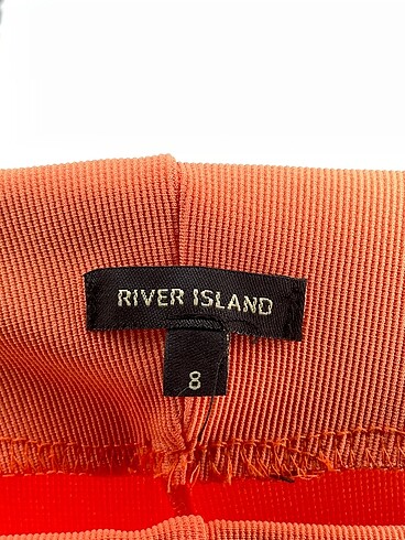 34 Beden turuncu Renk River Island Kumaş Pantolon %70 İndirimli.