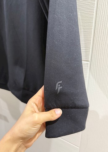 Erkek Siyah Yarım Fermuarlı Yüksek Yaka Sweatshirt - Görsel 7