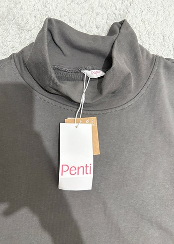 Gri Kadın Salaş Sweatshirt Eşofman Takım - Görsel 5