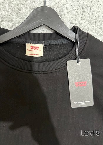 Siyah Oversize Erkek Sweatshirt - Görsel 3