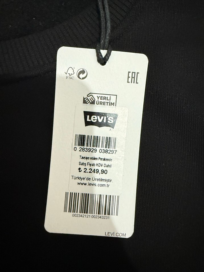 Siyah Oversize Erkek Sweatshirt - Görsel 4