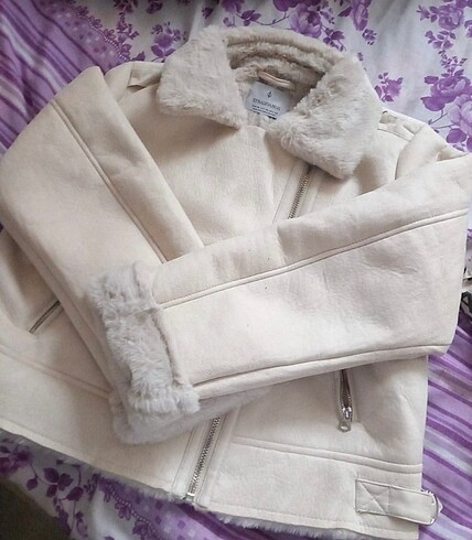 xl Beden Stradivarius Peluş Kürk Ceket