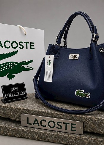 Lacoste Lacivert Deri El Cantasi