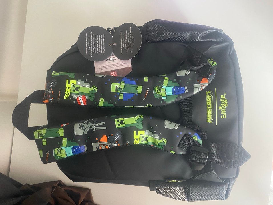 SMIGGLE 
Minecraft Temalı Çok Bölmeli Çocuk Sırt Çantası - Görsel 4