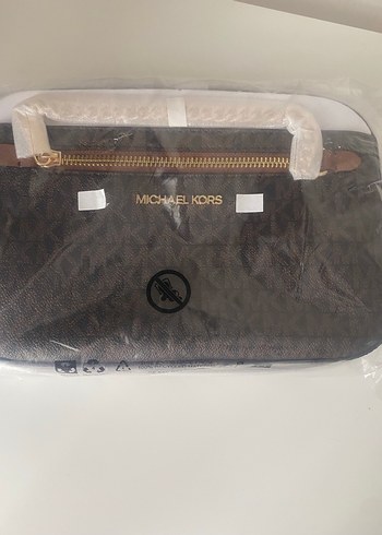 Michael Kors Desenli Kahverengi logolu Çapraz Çanta