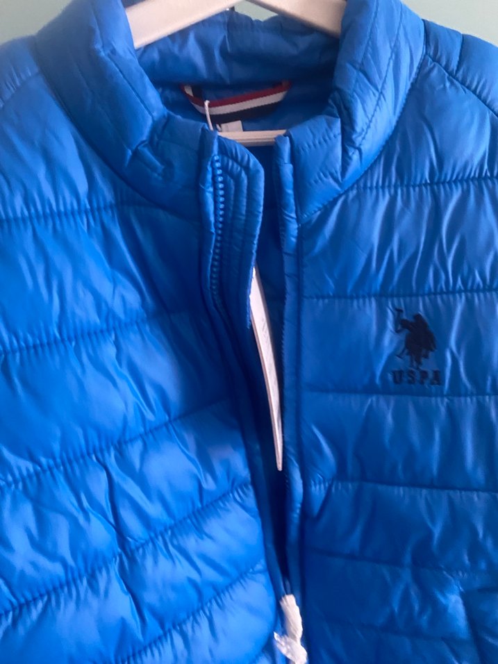 Erkek Çocuk Mavi Düğmeli Street Wear Mont - Görsel 2