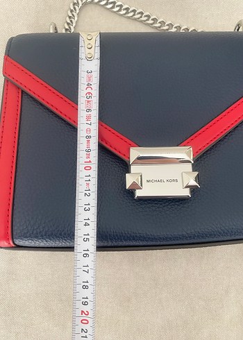 Michael Kors Kadın Deri Mavi Çanta - Görsel 4