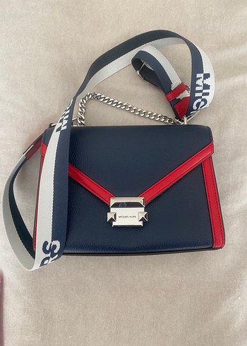 Michael Kors Kadın Deri Mavi Çanta - Görsel 6