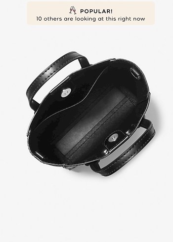 Siyah Deri Minimalist Michael Kors çanta - Görsel 2