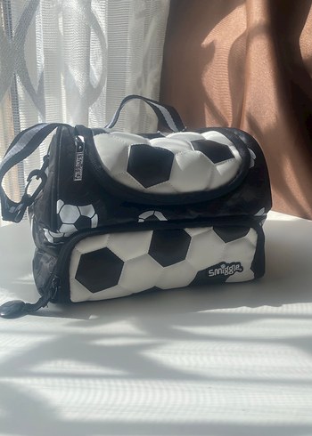 Futbol Desenli Siyah Çocuk Okul beslenme Çantası - Görsel 2