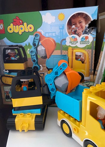 LEGO Duplo Sarı İş Araçları Seti - Görsel 6