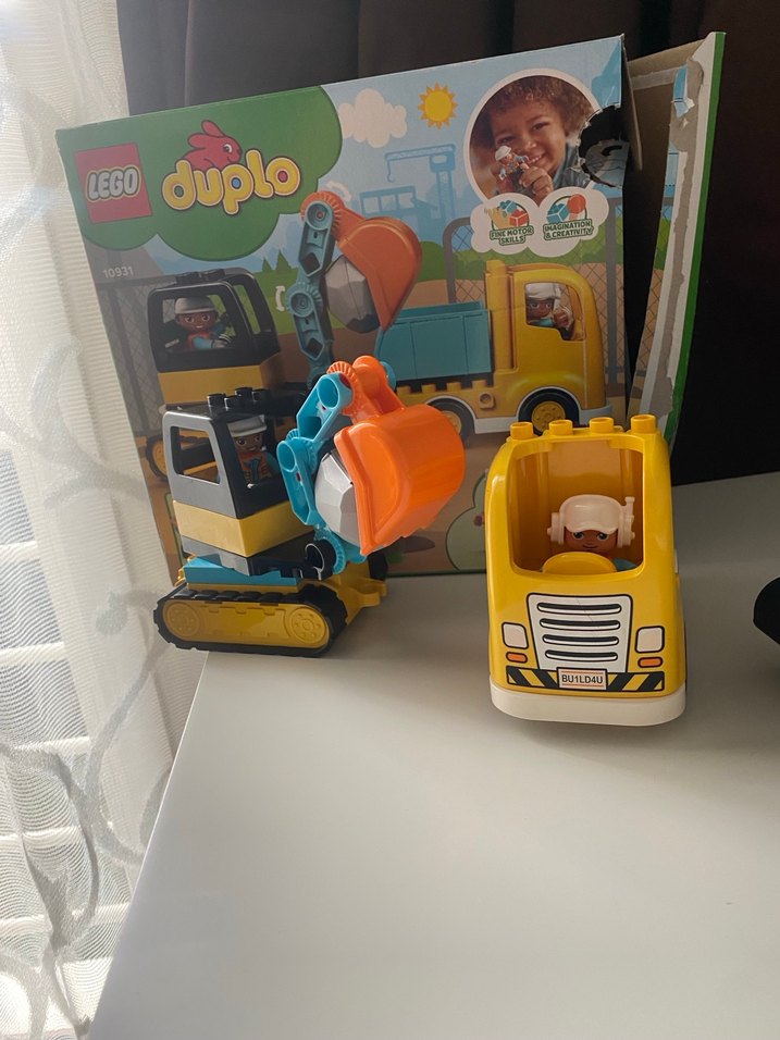 LEGO Duplo Sarı İş Araçları Seti - Görsel 4