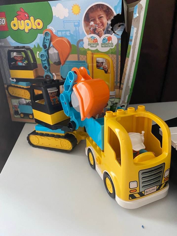 LEGO Duplo Sarı İş Araçları Seti - Görsel 5