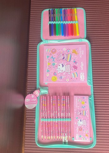 SMIGGLE Pembe Baskılı Çocuk Okul kalemlik - Görsel 5