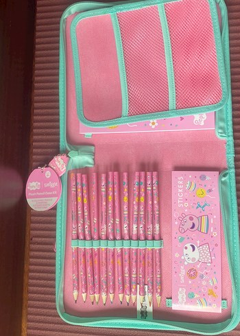 SMIGGLE Pembe Baskılı Çocuk Okul kalemlik - Görsel 3
