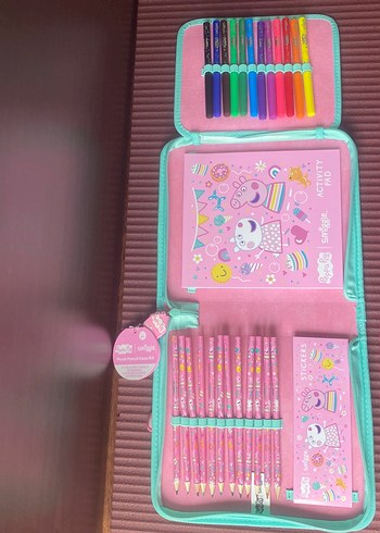 SMIGGLE Pembe Baskılı Çocuk Okul kalemlik - Görsel 2