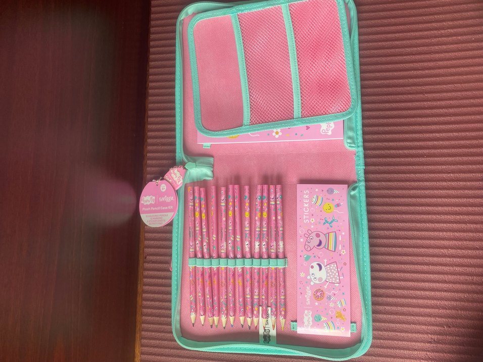 SMIGGLE Pembe Baskılı Çocuk Okul kalemlik - Görsel 3