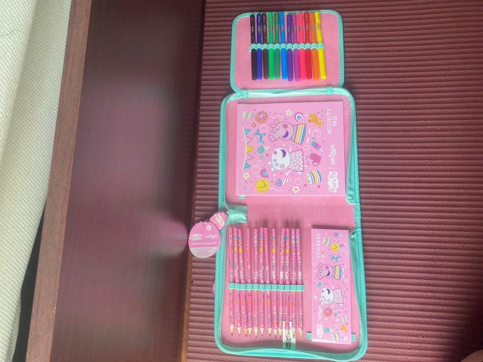 SMIGGLE Pembe Baskılı Çocuk Okul kalemlik - Görsel 2