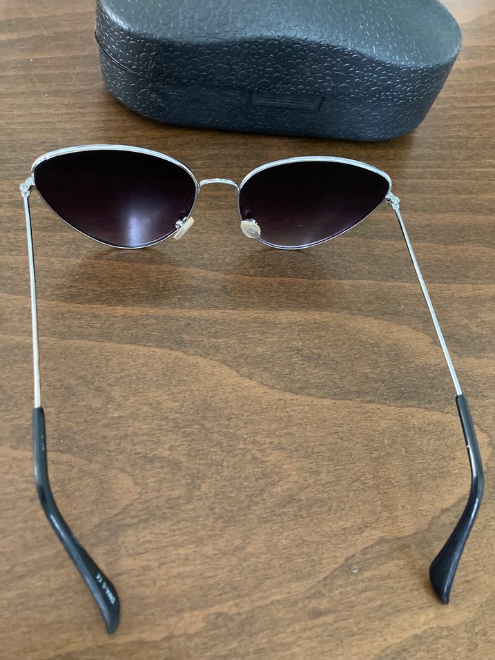 Mor retro kadın güneş gözlüğü - Görsel 3