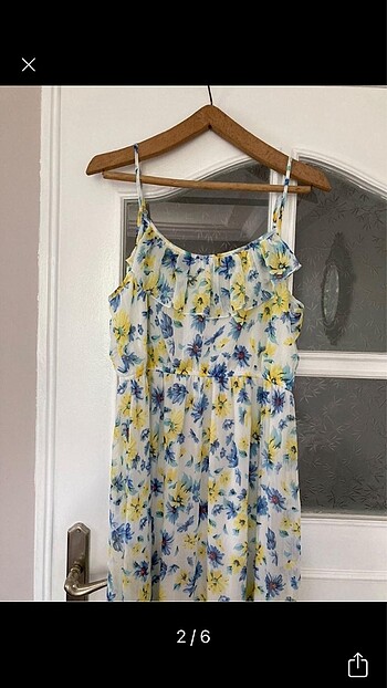 Zara Şifon kumaş yazlık elbise