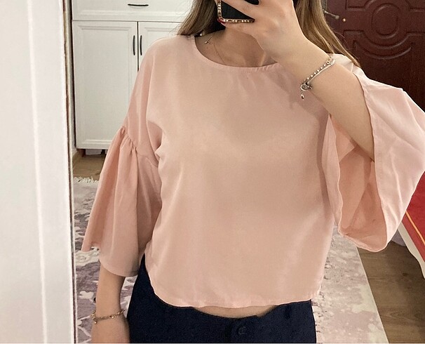 Pembe bluz - Görsel 4