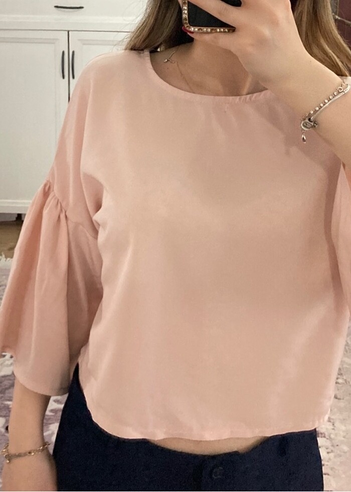 Pembe bluz - Görsel 4