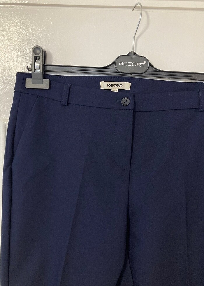 Lacivert Kumaş pantolon - Görsel 2