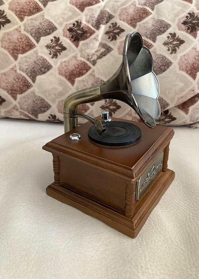 Gramafon çakmak antika - Görsel 3