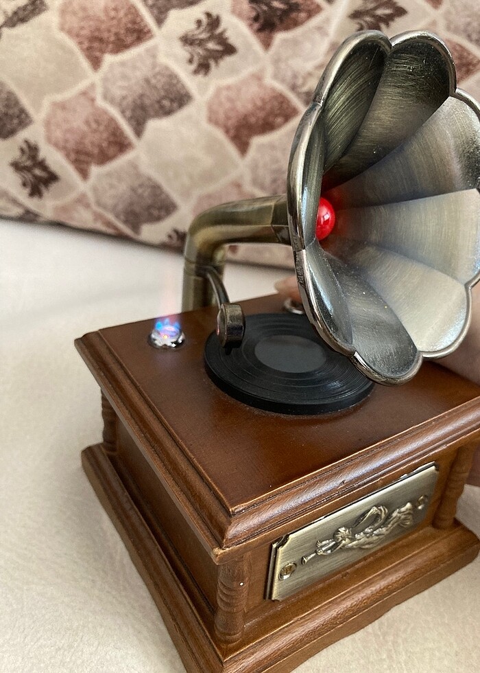 Gramafon çakmak antika - Görsel 4