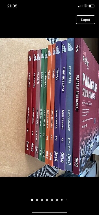 7 kitap toplu ilan turkan