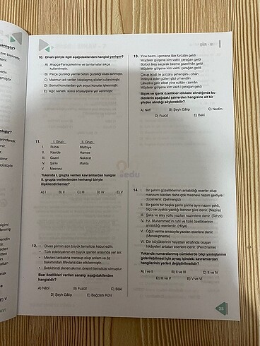  Ayt edebiyat net arttırıcı edu yayıncılık