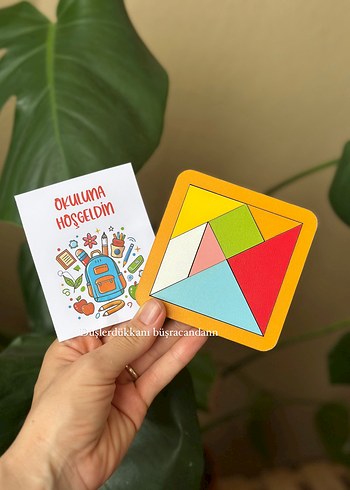 Çok Renkli Eğitici Tangram Oyunu